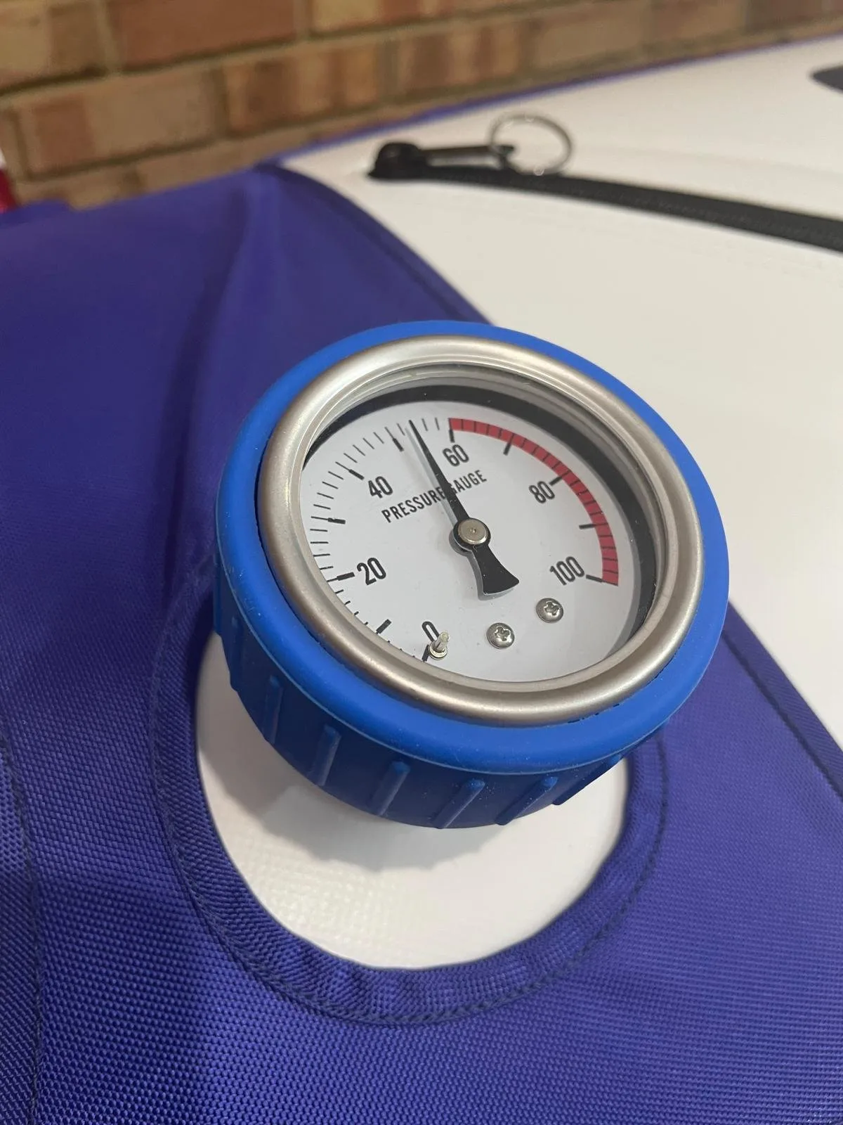 Soft chamber setup showing the entry zip