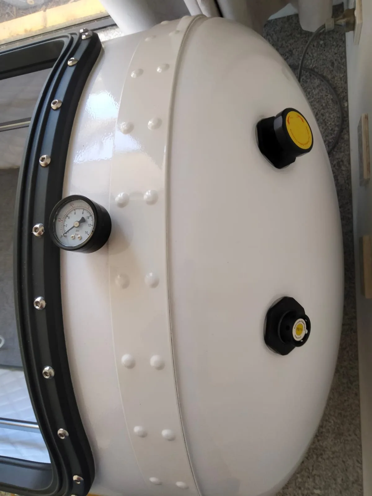 Chamber delivery and installation in progress